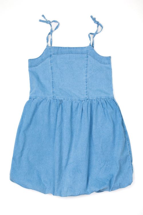 Vestido Balone Fem C/ Elas Jeans 36821