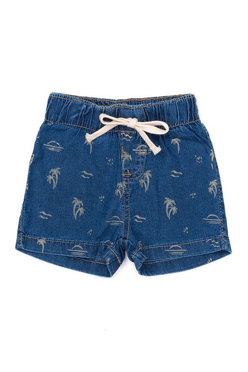 Bermuda Jogger Masc C/ Elast Jeans 36843-R