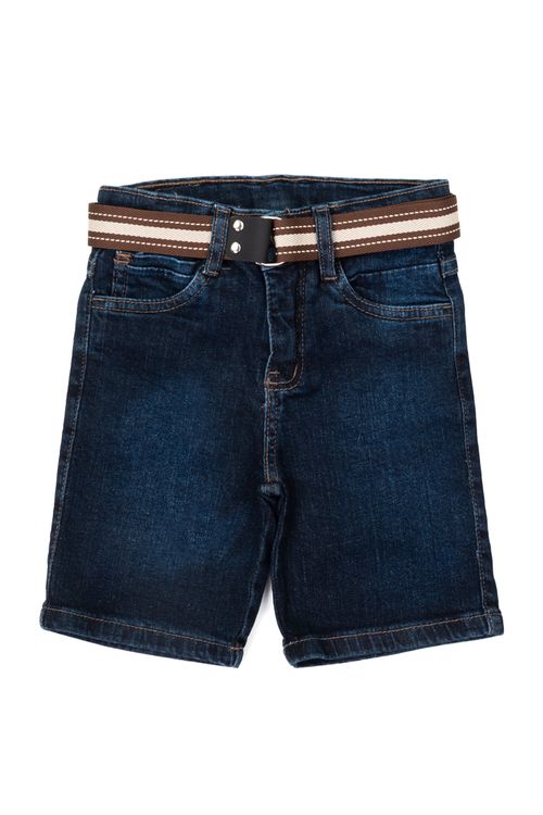 Bermuda Slim Masc C/ Elas Jeans 36805-P